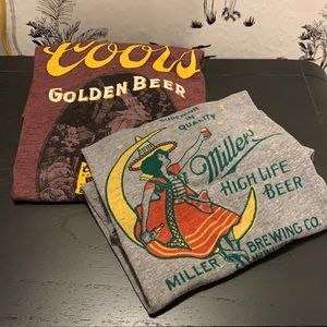 Men’s beer graphic t-shirt bundle size M